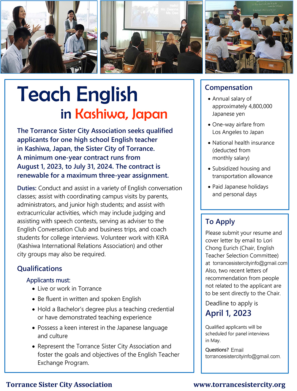 Teach English Flyer