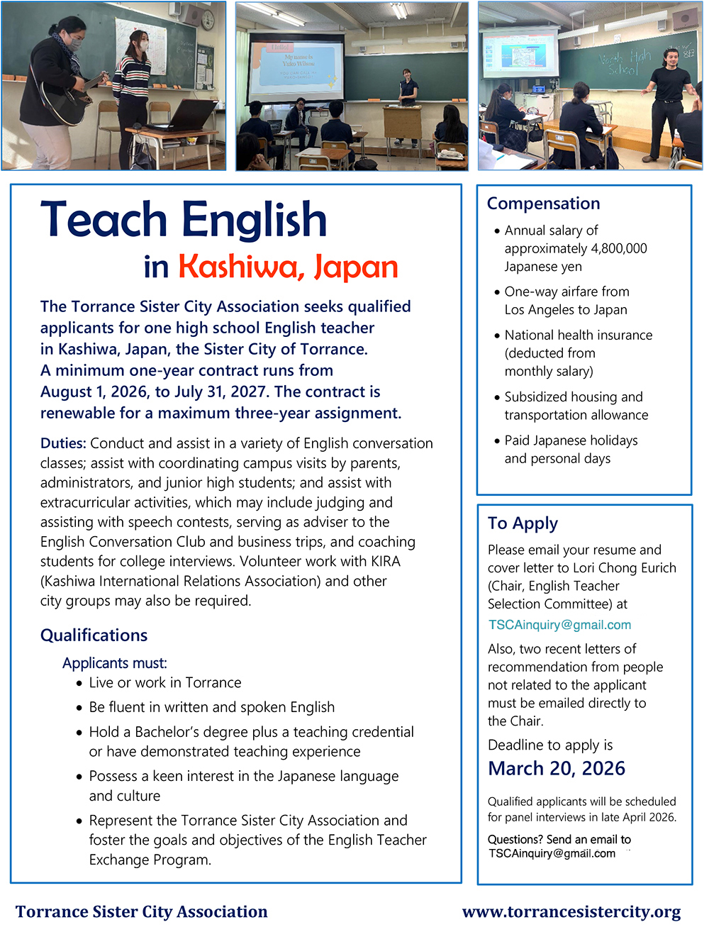 Teach English Flyer